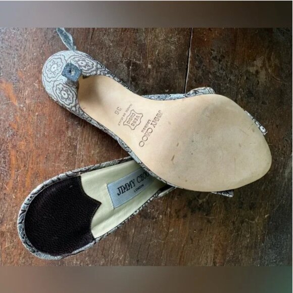 Jimmy Choo Kerala Brocade Heels - Picture 4 of 5